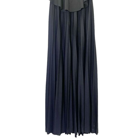NWT ASOS Maternity Black Cape Back Pleated Long Maxi Dress Women’s Size 4 NEW - Picture 6 of 16